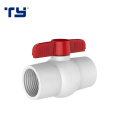 astm upvc ball valve water supply thread type